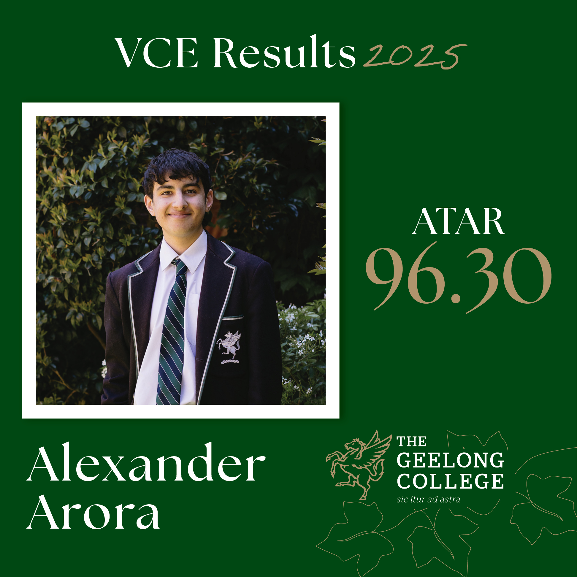 VCE Results social media tile_Alexanda_Arora VCE Results social media tile_Alexanda_Arora