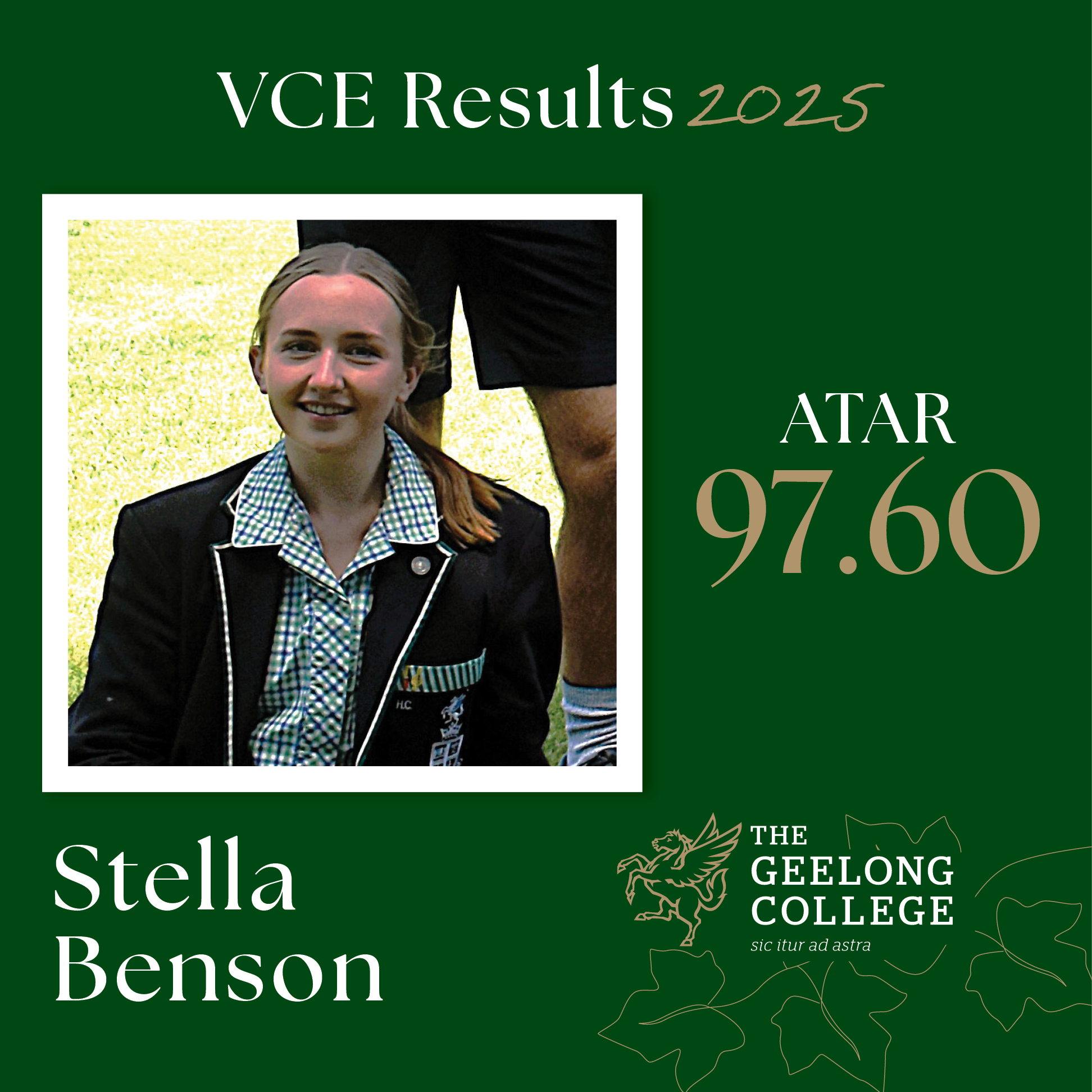 VCE Results social media tile_Stella_Benson VCE Results social media tile_Stella_Benson