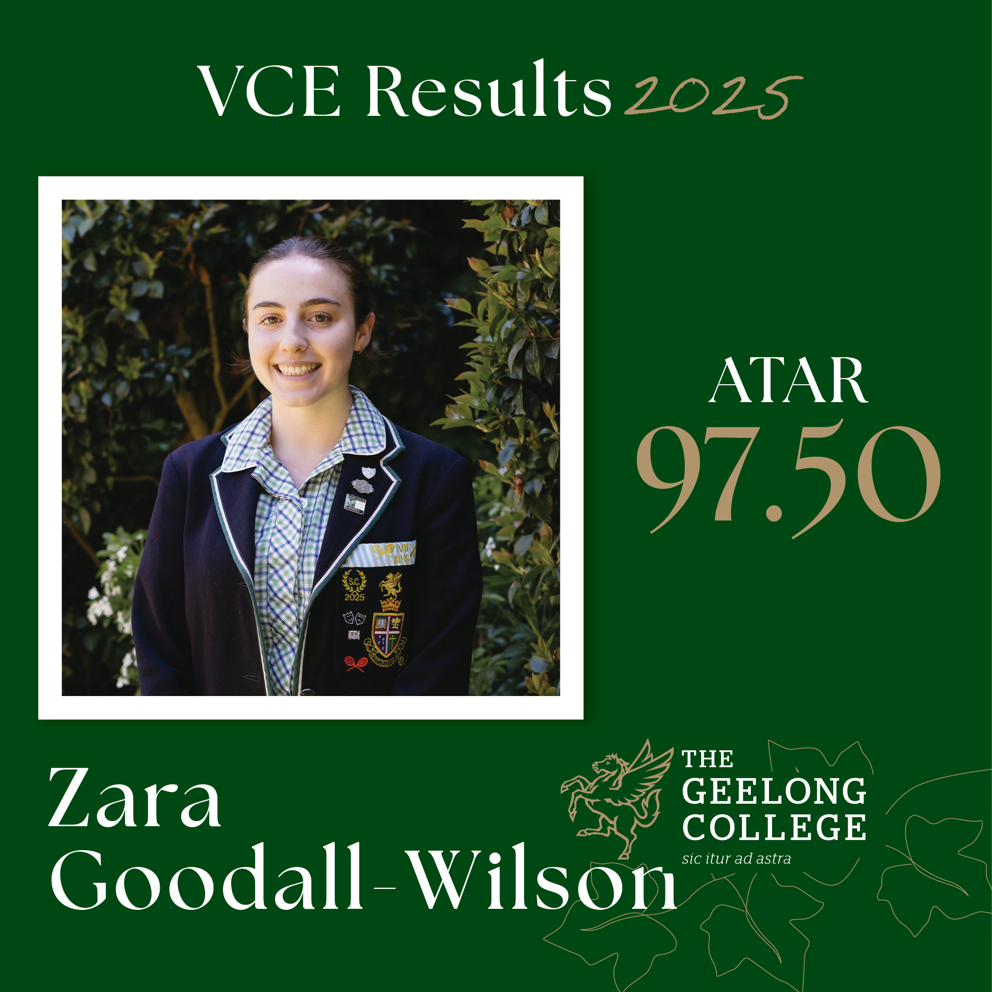 VCE Results social media tile_Zara_Goodall-Wilson VCE Results social media tile_Zara_Goodall-Wilson